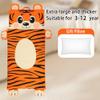 Wizland Kids Sleeping Bag with Pillow Boys Daycare Mat Flannel Tiger Nap Preschool Rest Mats-Kindergarten, Fluffy Warm Portable Tiger Nap Thick Nap Roll for Toddlers-61.8"28.3" view 2