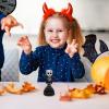 Halloween Car Dashboard Solar Powered Dancing Toys 5x7x11cm Skull Pumpkin Zombie Witch Car Shaking Head Dancer Doll Figurines Ghost Dancers Figurine for Halloween Party view 2