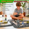 Magnetic Tiles Road Set, STEM Magnet Toys for Kids Ages 3-5 4-8, Magnetic Building Blocks for Toddlers, Birthday Gifts for 3+ Year Old Boys Girls view 4