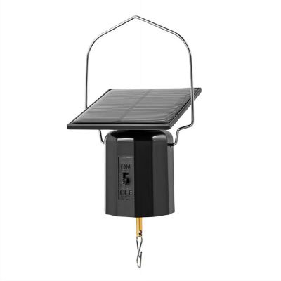 1pcs Solar Powered Wind Spinner Motor, Hanging Rotating Motor with Hook, Hanging Solar Revolving WindSpinner for Wind Chimes, Sun Catchers, Art Ornaments, Patio Garden Lawn Entryway Dcor
