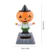 Halloween Car Dashboard Solar Powered Dancing Toys 5x7x11cm Skull Pumpkin Zombie Witch Car Shaking Head Dancer Doll Figurines Ghost Dancers Figurine for Halloween Party view 4