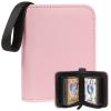 1 Pocket Card Binder  Collectible Trading Card Album, Single Card Holder with 20 Pages, Holds 40 Cards, Side-Loading Mini Binder for TCG, MTG, Sports, Baseball, Football, Small Sports Card Book,Pink view 1