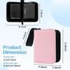 1 Pocket Card Binder  Collectible Trading Card Album, Single Card Holder with 20 Pages, Holds 40 Cards, Side-Loading Mini Binder for TCG, MTG, Sports, Baseball, Football, Small Sports Card Book,Pink view 4