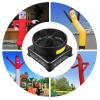 17.7" Commercial Air Blower  110V 750W High Speed Fan Dancer Wind Tube Man Puppet Blower, Weather-Resistant Base for Inflatable Wind Dancer, Wacky Inflatable Tube Man,Fly Guy Sky Puppet view 2