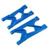 Aluminum Alloy Rear Lower Suspension Arm Swing Arm Upgrades for Arrma 1/10 Gorgon 4X2 2WD Monster Truck RC Car, CNC Machined Durable Replacement Parts #ARA330751 (Blue) view 3