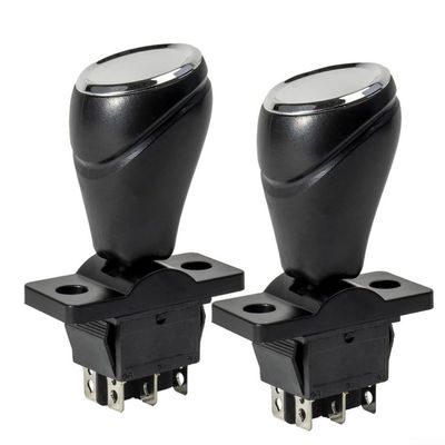 2 Pack 12V Forward Reverse Switch Wheels Accessories, Electric Car For Kids Replacement Parts Forward Reverse Switch With Automatic 360 Degree Reset, Normally Closed Quick Connect
