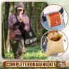 Bulyoou 9 Pcs Mushroom Foraging Kit Includes Hunting Bag, Shroom Knife with Brush, Gloves, 2 Shovel Tools, Sharpener, Waxed Canvas Foraging Bag, Notebook and Compass for Mushroom Lovers Xmas Gifts view 2