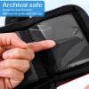 1 Pocket Card Binder  Collectible Trading Card Album, Single Card Holder with 20 Pages, Holds 40 Cards, Side-Loading Mini Binder for TCG, MTG, Sports, Baseball, Football, Small Sports Card Book,Red view 3