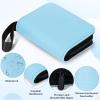 1 Pocket Card Binder  Collectible Trading Card Album, Single Card Holder with 20 Pages, Holds 40 Cards, Side-Loading Mini Binder for TCG, MTG, Sports, Baseball, Football, Small Sports Card Book,Blue view 2