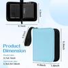 1 Pocket Card Binder  Collectible Trading Card Album, Single Card Holder with 20 Pages, Holds 40 Cards, Side-Loading Mini Binder for TCG, MTG, Sports, Baseball, Football, Small Sports Card Book,Blue view 4
