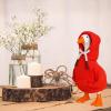 7 Inches Desk Goose Outfits, Cute Hoodie with Adjustable Hood, Magnetic Statue Key Holder, Easy to Put On, Fun Conversation Starter for Workspaces (Purple) view 2