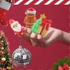 Christmas Finger Puppets Set, 10Pcs Cartoon Santa Elk Snowman Xmas Tree Puppets, Party Favor Goodie Bag Fillers for Kids view 3