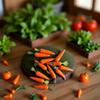 10Pcs Miniature Carrot Models, Artificial Vegetables for Mini Kitchen Decoration, Party Supplies Decoration, Party Supplies view 3