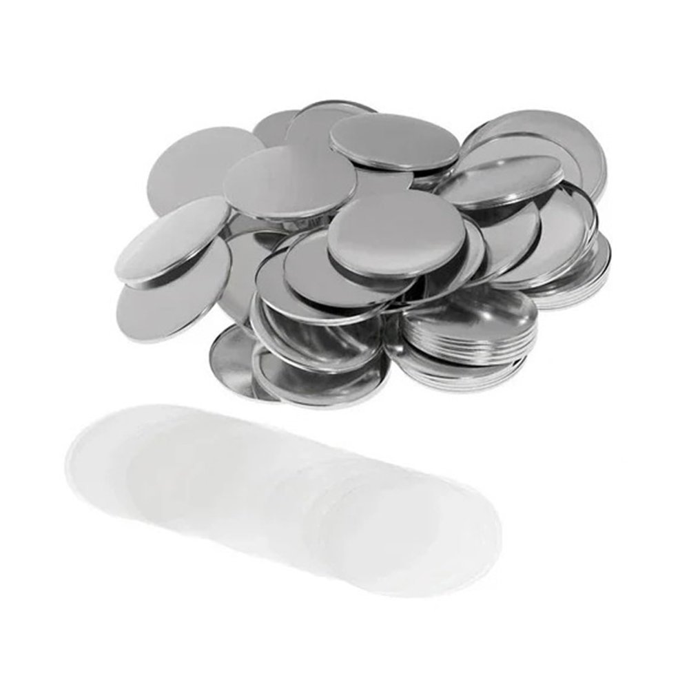 LIBODD 100PCS 25-75mm Magnet Refrigerator Badge Pin Button Maker Parts DIY Badge Button Pins for Art Crafts Making Fridge Badges Set(75mm Strong Magnet)
