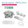 LIBODD 100PCS 25-75mm Magnet Refrigerator Badge Pin Button Maker Parts DIY Badge Button Pins for Art Crafts Making Fridge Badges Set(75mm Strong Magnet) view 2