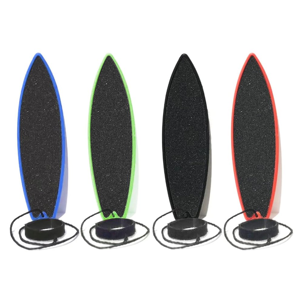 Econior Finger Surfboard for Car Ride,4.71.4 in Finger Boards,Mini Wind Finger Surfing Board for Car Window,Air Surboards Fingerboard for Teens & Surfers (Blue,Green,Black,red)
