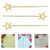 LOGOFUN 75pcs Gold Star Wands Fairy Sticks for Kids Birthday Party Cosplay Stage Performance view 4