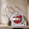 3D Rotating Sand Art Hourglass | Moving Sand Picture Decor | Dynamic Sandscape for Office Desk, Living Room, Study, Bar Cabinet | Modern Luxury Home Decoration & Unique Housewarming Birthday Gift view 2