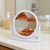 3D Rotating Sand Art Hourglass | Moving Sand Picture Decor | Dynamic Sandscape for Office Desk, Living Room, Study, Bar Cabinet | Modern Luxury Home Decoration & Unique Housewarming Birthday Gift view 3