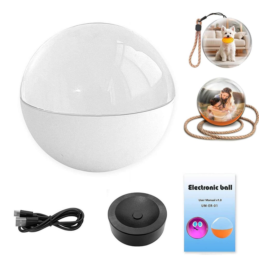 3D Crystal Ball with Digital Display, Personalized LED Photo & Video Sphere, 3D Crystal Bal l Ultrasound,2.7" Crysta l Ball Video Player,Custom Upload Memory Gift for Anniversary, Birthday,Wedding