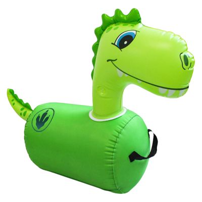 Luwecf Bouncy Dinosaur Toy Inflatable Riding Hopping Toy Lightweight Birthday Gift Portable Ride on for Park, Game, Backyard