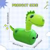 Luwecf Bouncy Dinosaur Toy Inflatable Riding Hopping Toy Lightweight Birthday Gift Portable Ride on for Park, Game, Backyard view 4