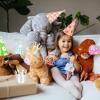Atiloy 12PCS Mini Party Hats Cute Mini Birthday Hats for Stuffed Animals with Pom Poms Birthday Crowns for Classroom Small Party Hats for Stuffed Animals Pets Baby, Accessories view 2