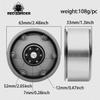 4PCS 2.2'' CNC Aluminum Alloy Wheel Rim 63x33mm RC Upgrade Parts for AXIAL 1/8 AXP8 Gilamon RC Car view 2