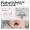 Garkoko Baby Pacifiers 06 Months, One-Piece Soft Silicone Breast-Like Pacifier for Newborn & Breastfed Babies, BPA-Free view 4
