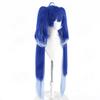 Wuthering Waves Cosplay Wig 100cm Blue Mixed Blue White long hair Synthetic Wig+Wig cap Game cosplay view 4