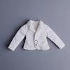 1/12 Scale Male Suit Set Clothing for 6-inches Male Action Figure Body, 1/12 Man Action Figure Suit with Waistcoat, Vestsuit, Trousers and Tie 6-Piece Suit Set Outfit (White & White, Business Suit) view 3