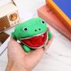 YBEATY Anime Frog Coin Purse Funny Small Money Pouch Frog Plush Purse Exquisite Compact Cute Mini Wallet Manga Flannel Wallet Cute Funny Plush Halloween Coin Purses for Women Men view 3