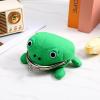 YBEATY Anime Frog Coin Purse Funny Small Money Pouch Frog Plush Purse Exquisite Compact Cute Mini Wallet Manga Flannel Wallet Cute Funny Plush Halloween Coin Purses for Women Men view 4