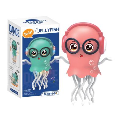 Dancing Octopus Toy - Electric Crawling Interactive Toy, Fun Smart Entertainment | Creative Kids Playing Supplies, Safe Material, Ideal for Children's Room Playtime, Birthday Present, 10.2x11.2x20.6cm