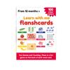 PLENTY MORE - Learn with Me Educational Flash Cards, 100 Unique Designs, Ultra Thick Duplex Cards with Games and Counting, Ages 12 Months+, Wipe Clean view 1
