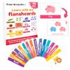 PLENTY MORE - Learn with Me Educational Flash Cards, 100 Unique Designs, Ultra Thick Duplex Cards with Games and Counting, Ages 12 Months+, Wipe Clean view 2
