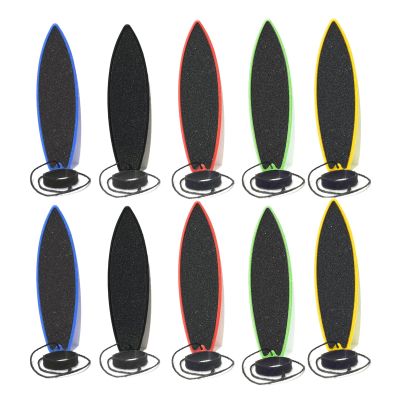 Econior Finger Surfboard for Car Ride,4.71.4 Inch Finger Boards,Mini Wind Finger Surfing Board for Car Window,Air Surboards Fingerboard for Teens & Surfers(Double Yellow,Green,red,Blue,Black)