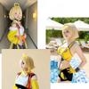 Eli Cosplay Wig 30CM Beige mix blonde short Hair Heat Resistant Wigs+Wig cap Game NIKKE Cosplay view 2