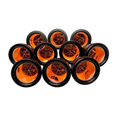 10Pieces GMP111 Mini Peanut Prism with Metal Housing for Total Station GMP101 GMP111-0 Copper Coated Prism