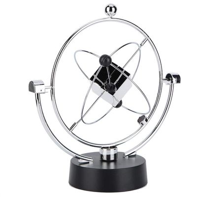 Qqmora Magnetic Swing Orbital Craft Desk Decoration Newton Pendulum Elegant Innovative Design Smooth Motion Themed Office Home Decor Plastic Metal 22.6x14.5x24cm