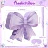 Threan Bow Piata Bow Party Piata with Bat Stick Blindfold Mask Coquette Birthday Centerpieces Decorations for Bridal Shower Wedding Anniversary Engagement Supplies (Purple) view 2