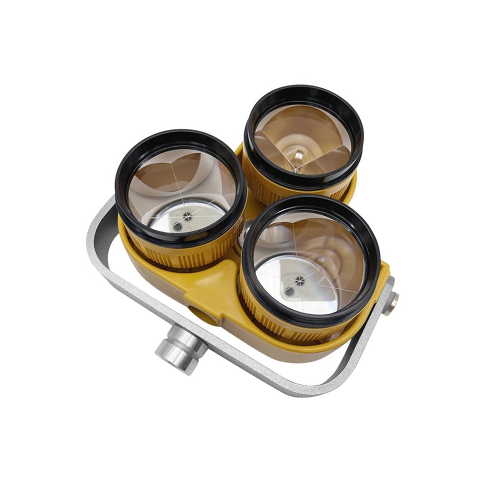 Triple Prism with Bag for Trimble Total Stations Surveying Offset 0mm /-30mm Triple Reflect