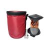 GRZ4 360 Degree Reflective Prism for Robotic Total Station Copper Coated with an Adapter and Soft Bag view 2