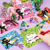 28 Pack Valentines Day Cards for Kids School with Sticky Wall Climbing Men Ninja Toys, Valentines Party Favors with Cards, Valentines Day Gifts for Kids, Classroom Prize Exchange for Boys Girls view 2