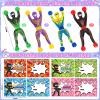 28 Pack Valentines Day Cards for Kids School with Sticky Wall Climbing Men Ninja Toys, Valentines Party Favors with Cards, Valentines Day Gifts for Kids, Classroom Prize Exchange for Boys Girls view 3