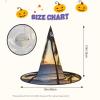 YKJJFVZ Hawaii Sunbeams Print Trendy Witch Hat,Creative Party Hats,Perfect For Creative And Spooky Costumes view 3