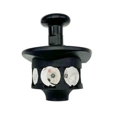 360 Degree Prism for S8 S6 Total Station with 10cm 5/8x11 Thread Extension Rod Aluminum Pole and Bag