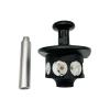 360 Degree Prism for S8 S6 Total Station with 10cm 5/8x11 Thread Extension Rod Aluminum Pole and Bag view 2