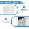 10PCS Pocket Page Protectors,4-Grid Clear Sheets,Pockets 2.5x3.5 Photocard Sleeves,Protective Pages Sheets for Binders Album,Ideal for Collectors to Organize Trading Cards and Photo Cards view 3