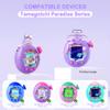 SGHLDE 2-Pack for Tamagotchi Paradise Top Cover, 3D Cute Kawaii Clear Hard Replacement Lid for Tama Paradise Accessories, DIY, Modification and Repair, Translucent Purple*2 Styles view 2